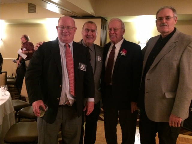 Kevin Fleming, Don Cole, Coach Schluntz and Barry MacCarthy